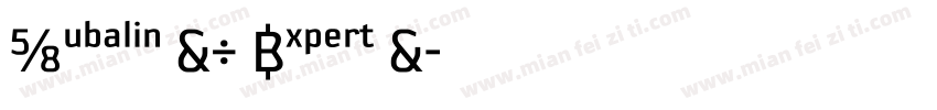 Lubalin BQ Expert B字体转换
